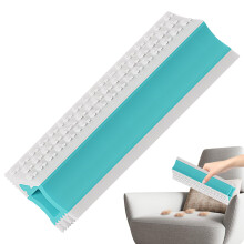 Pet Brush Hair Remover Blue Tool Size L Ergonomic Skin-Friendly For Dog Grooming Furniture And Clothes Shedding Control