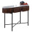 Opal Mango Wood Console Table With Marble Top And Metal Legs 2