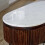 Opal Mango Wood Console Table With Marble Top And Metal Legs 4