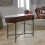 Opal Mango Wood Console Table With Marble Top And Metal Legs 1