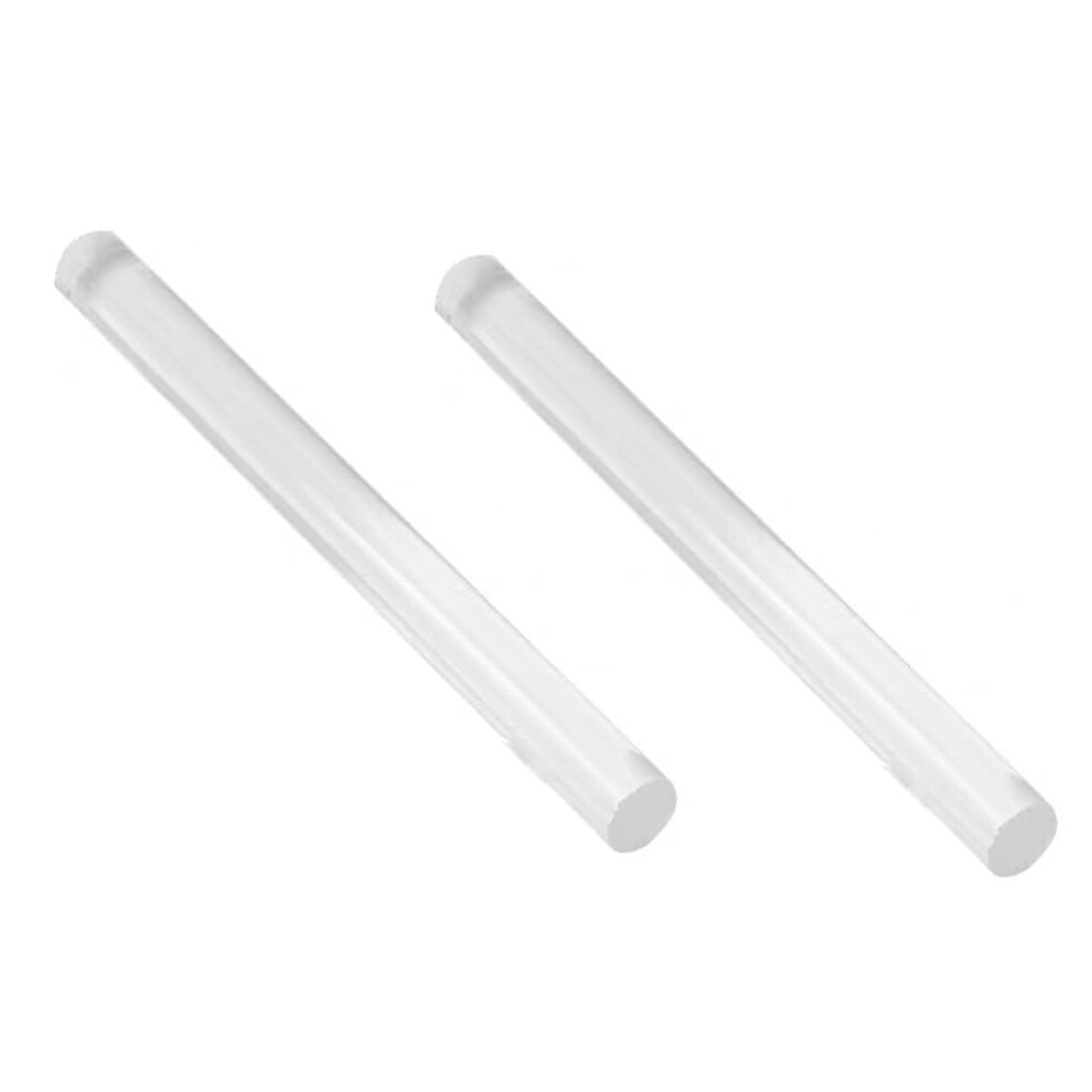 Acrylic Round Rod 2 Pcs 500Mm Length Clear Transparent Solid Bar Diameter 25-40Mm Plastic 9016109070180