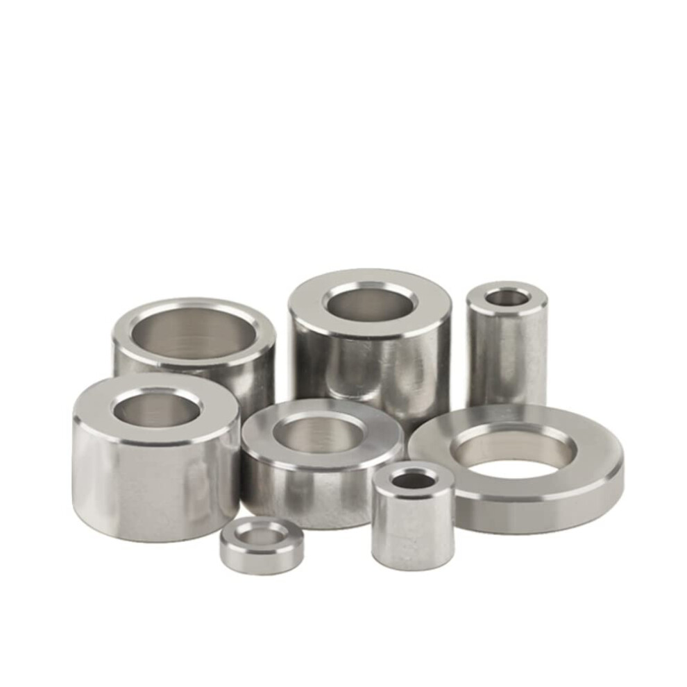 304 Stainless Steel Thickened Gasket Sleeve 5.2mm Inner Diameter 12mm Outer Diameter 6mm Thickness 10 Pack-image-OPC-PKQYDWM-NEW