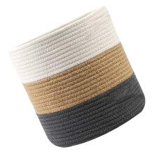 Cotton Rope Storage Basket Multipurpose Laundry Hamper And Organizer For Home Nursery Bedroom Bath Clothes Dolls
