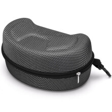 Ski Goggle Case, Shock-Resistant EVA, 8x5x4 Inches, Zipper And Clip, Protective Storage For Snowboard Goggles