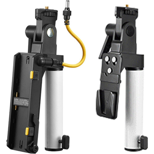 Multiple Battery Type Supported Bracket For ML60II LED Light Portable Battery Handle 1/4-Inch Screw Thread Mount 1