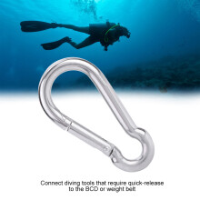 KEEP DIVING Frühlings-Schnellverschluss Karabiner für Tauchausrüstung 50 mm Langlebig