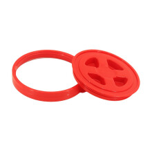 Bucket Insert Lid Leak-Seal Heavy-Duty Red Removable Bucket Lid for Car Washing and Painting Assistance