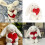Hase Plüschtier mit Liebe Herz Design und PP Baumwolle als Geschenk Kinder 7