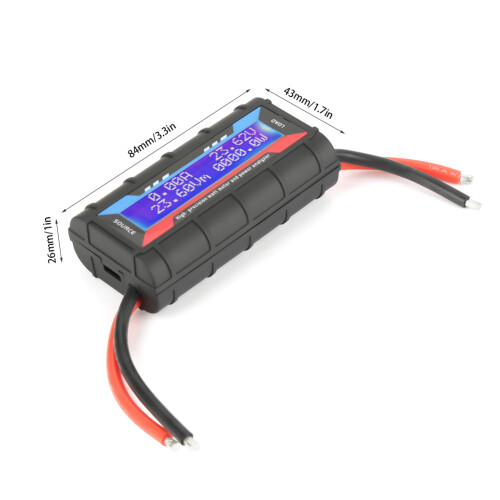 Digital Watt Meter 4.8V-60V 150A Voltage & Current Power Logger for DIY & Tech 2