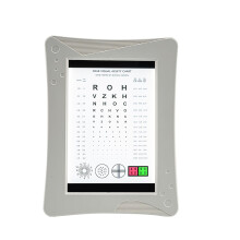Eye Charts for Eye Exams Portable Eye Chart Light Box LED Light Adjustable Brightness No Glare For Clinics