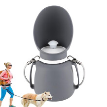 Dog Travel Water Bottle 800ml Foldable Leakproof Pet Dispenser Bowl With Lanyard Cat And Dog Compatible Durable Portable