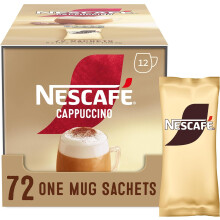 NESCAFÉ Cappuccino Instant Coffee Sachets - 72 x 15.5g