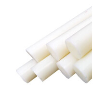 Nylon Rod 100mm Length PA6 PA66 Polyamide Cylinder White 15mm Diameter
