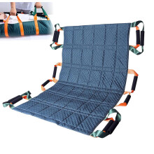 Positioning Bed Pad With Handles 12 Handles Slide Sheet Transfer Board 120kg Load Capacity For Elderly And Disabled