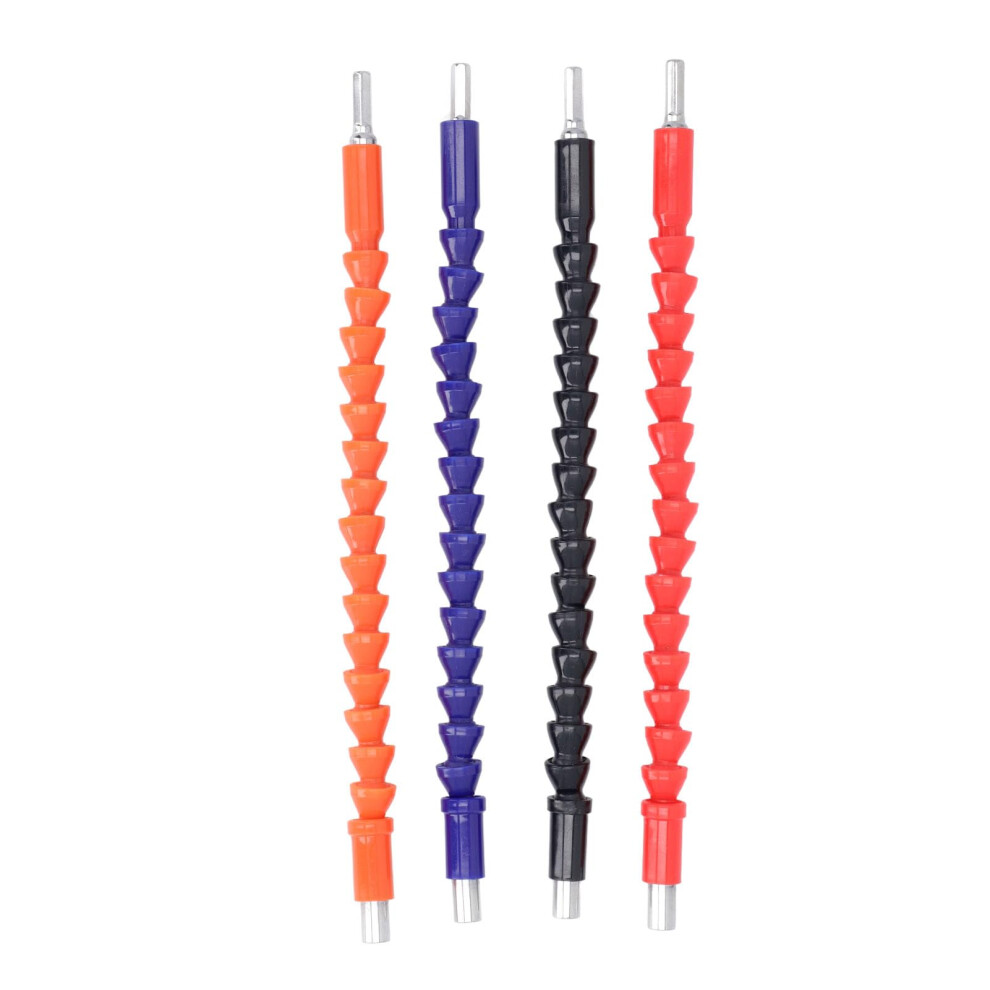 Flexible Shaft Extension Bits 4-Piece Bendable Screwdriver Soft Shafts For Electronic Drills Drill Bit Extension 9084446086690