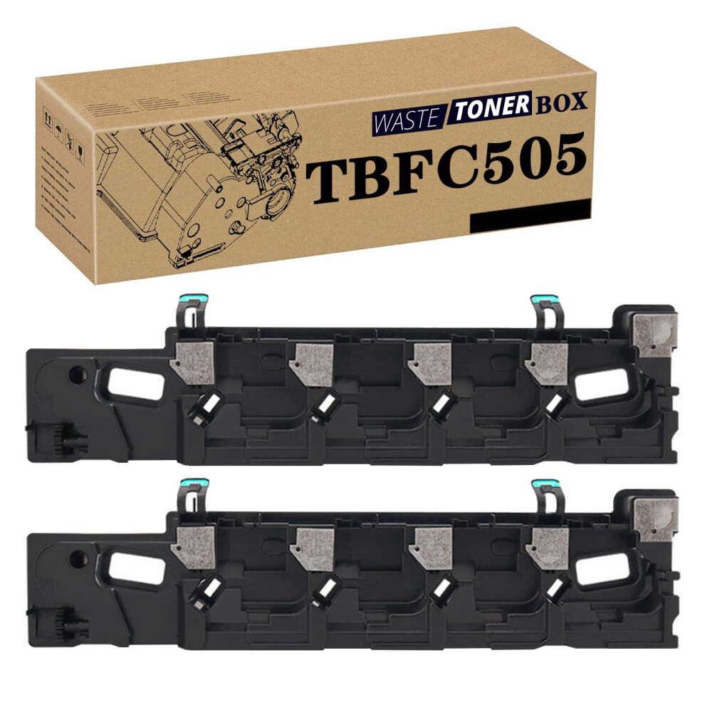 Tb-Tf505 Tbfc505 Waste Toner Box Replacement For Toshiba E-Studio 2505Ac-3555C Printer 2-Pack 9354506922894