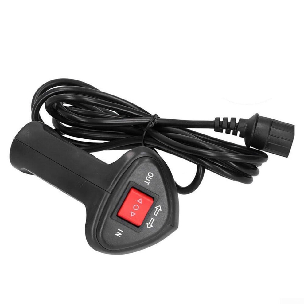 Remote Control Kit For Electric Winch, Wired Handheld Controller With 2.8M Cable, Plastic Construction, Black 9084446086850