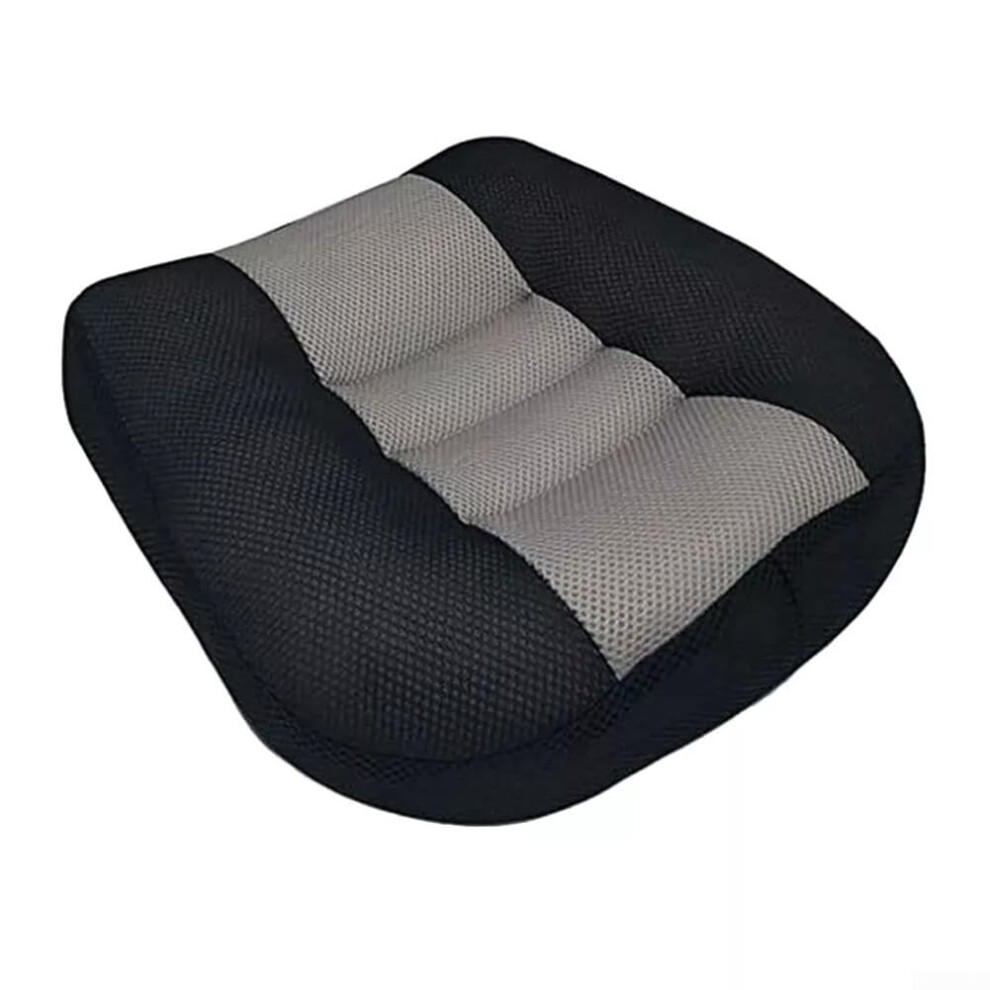 Automotive Driver Seat Cushion Booster Height Enhancing Mat For Car Interior Support Pad Black/Grey 9016109074089