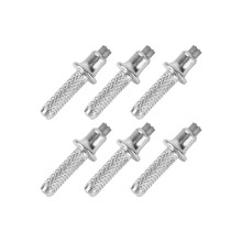 Trekking Poles Tip Replacement 6Pcs Metal Nonslip Feet For Walking Canes Compatible With Trekking Poles Sticks