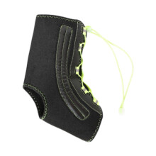 Ankle Brace Non-Slip Lightweight For Ligament Sprain Ankle Stabilizer Drop Foot Gym MMA Sparring Model K Black Green