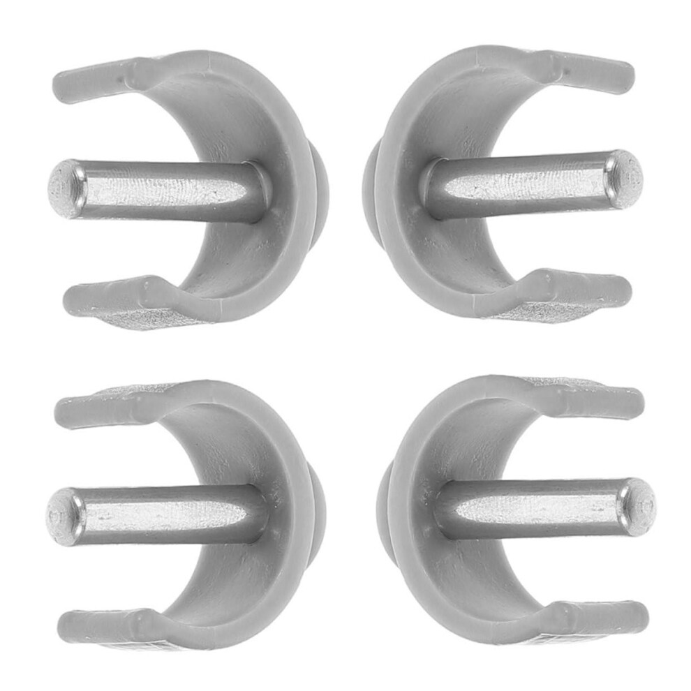 Gray Walking Stick Pin Locks Clamp 4 Pack Tube Pin For Hiking Canes And Crutches Easy Installation Removal
