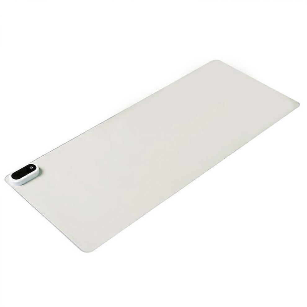 Heated Mouse Pad Hand Warmer, Heated Desk Pad, Computer Keyboard, Heated Electric Desk Pad, 60*36Cm Gray 9022594166963