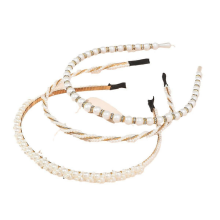 3 stuks parel hoofdband schattige kralen witte hoofdband dunne hoofdbanden geen slip hoofdbanden voor vrouwen haaraccessoires voor vrouwen meisjes