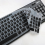 2PCS Keyboard Cover for MK270 MK275,black 2