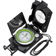 Professional Waterproof Military Compass with Clinometer Carrying Case for Camping Hiking Camping Backpacking Outdoor Activities