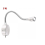 Bedside Reading Light, Bedroom Reading Lamp, 3w Led Touch Dimmable 2