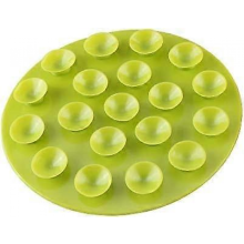 (Verpakking van 2) Creatieve kinderservieszuiger Baby Kids Magische zuigmat Draagbare dubbelzijdige zuigers Antislip bord Kom Bestek Placemat (Grieks)