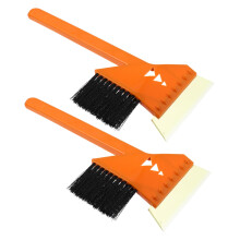 2pcs Snow Brush Durable Windshield Cleaning Tool For Effortless Snow Removal Lightweight Compact Car Snow Brush Set