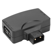 Kompakter D-Tap 2-pol auf USB-Adapter für den Einsatz in Outdoor V-Mount-Kameras
