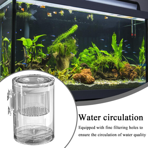 Breeder Box Clear Acrylic Hatchery Breeder For Safe Isolation Acclimation Hatching Observation Compact Durable Design 1