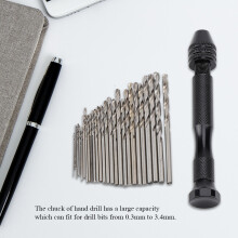 DIY-Handbohrerset mit Bits, Drehwerkzeug zum Bohren in Holz & Kunststoff #2