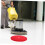 Replaceable Floor Cleaning Pad Red Fabric Pad For Hardwood Tile Floors 5