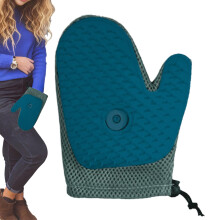 Pet Hair Removal Glove - Reusable Shedding Mitt For Cats And Dogs, Blue, Car Cleaning And Furniture