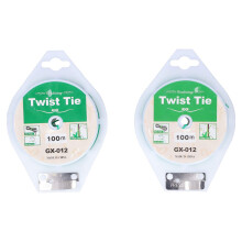 Twist Tie 2 Pack, 100m Garden Plant Tie for Climbing Vines and Tomatoes, Indoor Outdoor Cable Strap Organizer