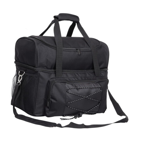 Bowling Bag With 2 Handbags Black