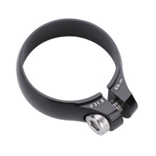 Super Leichter 318mm Schraubklemme für 272mm Sattelstütze - Aluminium Schwarz UK