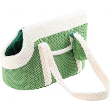 Soft-Sided Pet Carrier For Small Dogs And Cats, Lightweight Green Dog Tote Bag, Plush Lining, Travel Walking Shopping