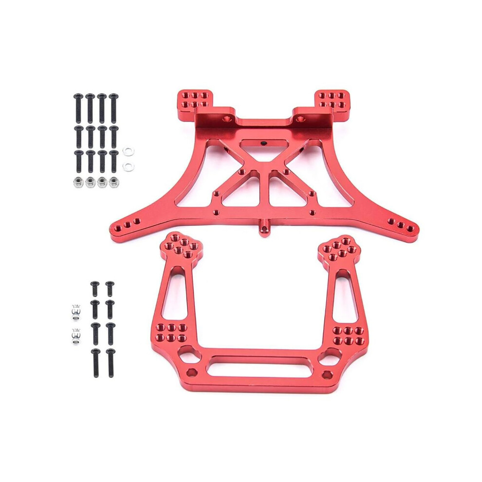Motorcycle Suspension For 1/10 Traxxas Slash 2Wd Rustler Stampede Vxl Aluminum Front Rear Shock Tower Mounts Red 9393856969500