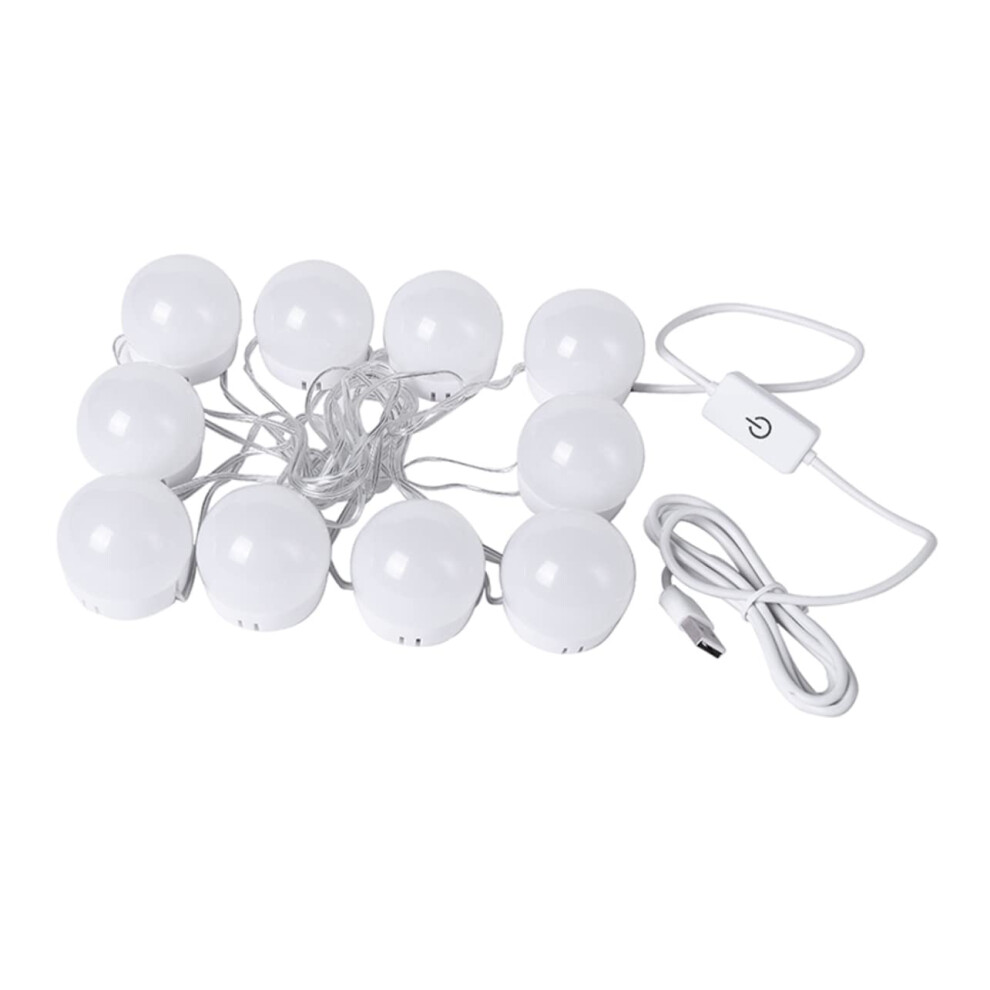 LED Vanity Mirror Lights Kit Color Temperature Adjustable Makeup Light Bulbs For Cosmetic Mirror Easy Install