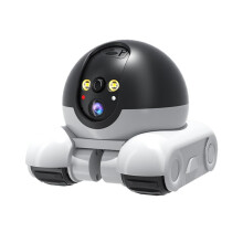 Smart Pet Monitor With Dual-Lens Recognition - 360 Degree Rotating Indoor Camera For Home And Office - USB Charging