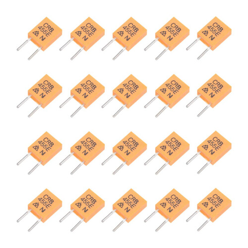 Ceramic Resonator 455KHz 2-Pin DIP Through-Hole Oscillator Orange 20 Pieces