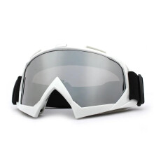 Ski Goggles Windproof Anti-Fog Snowboard And Ski Glasses For Cycling And Motorcycle White-Silver