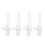 Aluminium Alloy Window Handle for Flat Open External Lock Push Casement White 15
