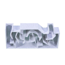 Fish Tunnel for Aquarium Shrimp Breeding Cave, Maze Habitat for Corner Wall Tanks, Crab Catfish Hiding