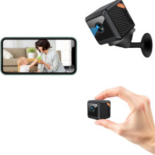 Security Camera Indoor 1080P HD Smart Camera with App for Baby and Pet Monitoring, IR Night Vision, Punch Free Design