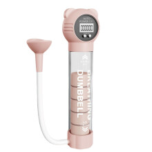 Breathing Dumbbells 23x5cm Compact Easy Store And Carry Multifunction Fitness Trainer Pink Portable Home Gym Equipment